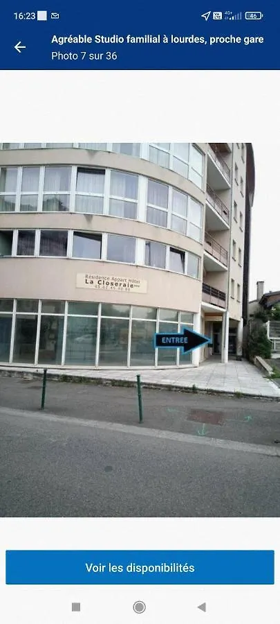 Residence La Closeraie 루르드 아파트
